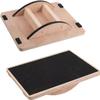 Balance Board Wobble Board for Adults Anti-Slip Balance Board for Physical Therapy Standing Desk Core Strength Wooden Balance Board Rocker Board (Basics) view 1