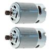 2Pcs 550 Electric Motor 9 Teeth 12V Motor Gear Motor Gearbox Accessories for Power Wheels Kids Electric Cars Children Ride On Car Replacement Parts,WuJuntool view 1