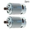 2Pcs 550 Electric Motor 9 Teeth 12V Motor Gear Motor Gearbox Accessories for Power Wheels Kids Electric Cars Children Ride On Car Replacement Parts,WuJuntool view 2