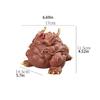 FENOKD Tea Pets Purple Sand Toad Tea Pet Chinese Style Ornaments Tea Play Tea Table Tea Tray Can Support Kung Fu Tea Set Zen Tea Ceremony Figurines.A view 2