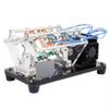 4-Coil Electromagnetic Engine Model, DC 5V V-Type Reciprocating Motor, DIY Science Experiment with Ball Bearings view 2