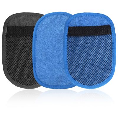 Dimioaoa 3 Pcs Sand Remover for Beach, Beach Sand Remover Sand Eraser Wipe Mitts, Soft Wipe Off Mitts Summer Beach Vacation Essentials for Beaches Activities Volleyball Sandboxes