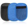 Dimioaoa 3 Pcs Sand Remover for Beach, Beach Sand Remover Sand Eraser Wipe Mitts, Soft Wipe Off Mitts Summer Beach Vacation Essentials for Beaches Activities Volleyball Sandboxes view 1