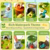 Yrkidstoi 12 in 1 Water Table for Kids with Dinosaur Misting Toy and Pump view 2