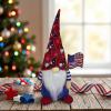 ABlibuy America 250th Anniversary Patriotic Gnome USA Dwarf Doll 1776-2026 Tomte Plush Decor for 4th of July Home Decor (Red, 30cm*12cm) view 2