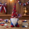 ABlibuy America 250th Anniversary Patriotic Gnome USA Dwarf Doll 1776-2026 Tomte Plush Decor for 4th of July Home Decor (Red, 30cm*12cm) view 4