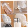 2-Pack Silicone Baby Bottle Brush - Flexible Cup Cleaner Brush Head & Long Handle for Complete Cleaning of Bottles, Jars, Mugs, White view 4