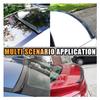 Car Rear Trunk Spoiler Lip for Nissan Armada Quest, Tailgate Wing Trim Aerodynamic Roof Edge Protector Deck Guard Carbon Fiber Rubber view 3