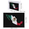 Mexico Flag Map Wooden Jigsaw Puzzles for Adult Art Painting Puzzles Family Birthday Gifts 300 Piece view 2