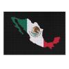 Mexico Flag Map Wooden Jigsaw Puzzles for Adult Art Painting Puzzles Family Birthday Gifts 300 Piece view 3