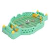 Asixxsix Soccer Table Game, Double Player Manual Scoring Football Table Game Mini Soccer with Removable Ball for Family Friends Indoor Play (Green) view 3