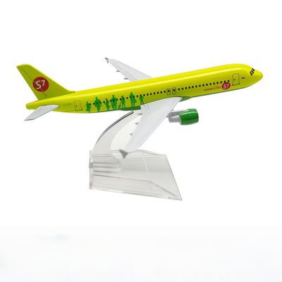 Airbus A320 Siberia Airlines Diecast Metal Model 16cm Scale Commercial Aviation Collectible Display Miniature Pre-Built