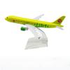 Airbus A320 Siberia Airlines Diecast Metal Model 16cm Scale Commercial Aviation Collectible Display Miniature Pre-Built view 2