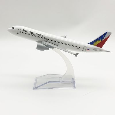 Airbus A320 Philippine Airlines Metal Diecast Aircraft 16cm Scale Aviation Collectible Display Desktop Miniature Model