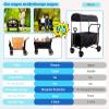 VAEUSV Luxury Double Wagon Stroller for Kids & Cargo,Lightweight Travel view 3