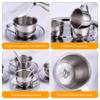 Joygoodta Kids Tea Set, Heat-Resistant Stainless Steel Childrens Tea Set, with 4 70ml Cup, 4 Saucer and Spoon, for Girls and Boys view 2