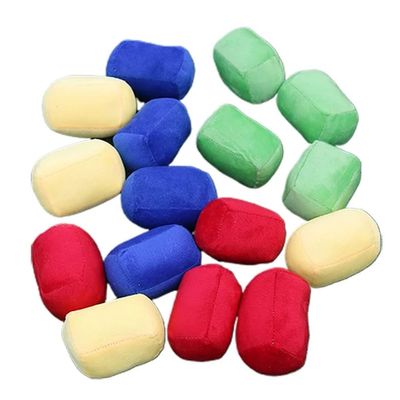 lstyty Montessori Colorful Small Cloth Balls Throwing Ball Multi-Colored Balls Fun Sensory Training Activity Equipment