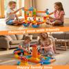Electric Train Set for Kids - 147pcs Track Building Cube Set with 3D Gravity-Defying Loop, 2 Motorized Cars, DIY STEM Train Toys, for 5-12 Year Old Boys & Girls view 2