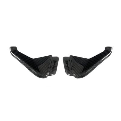 AU28- Motorcycle Lip Wind Wing Cover Real Carbon Fiber Cone Aerodynamics Fairing Spoiler For RS 660 2021-2024
