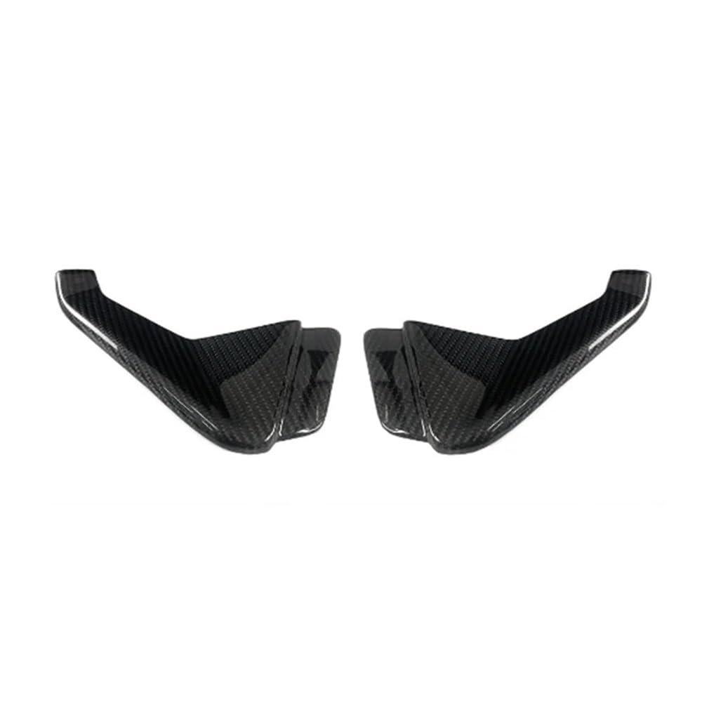 AU28- Motorcycle Lip Wind Wing Cover Real Carbon Fiber Cone Aerodynamics Fairing Spoiler For RS 660 2021-2024