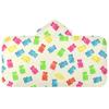 Takiito Colorful Gummy Bears Hooded Baby Towel for Newborn Infant, Soft & Absorbent Bath Towel Essentials, Machine Washable view 2