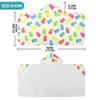 Takiito Colorful Gummy Bears Hooded Baby Towel for Newborn Infant, Soft & Absorbent Bath Towel Essentials, Machine Washable view 3