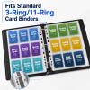9 Pocket Page Protectors,Double-Sided Trading Card Sleeves for 11 Ring Binder,Acid-Free Baseball Cards Holder, Protective Pages Sheets for Collectible Games, Sports Cards(100PACK, Clear, Side-Loading) view 2