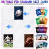 9 Pocket Page Protectors,Double-Sided Trading Card Sleeves for 11 Ring Binder,Acid-Free Baseball Cards Holder, Protective Pages Sheets for Collectible Games, Sports Cards(100PACK, Clear, Side-Loading) view 4