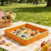 Kids Sand Table - Folding Sensory Play | Waterproof Non-Woven Fabric Sand Table for Boys and Girls, for Indoor Activities, Beach, Backyard, Kindergarten, School, Or Home Playtime, Fun and Educational view 3