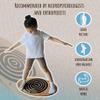 Wooden Balance Board Maze, Fun Fitness Tool, Wobble Balance Board, Core Strength, Fitness, Training, Physical Therapy, Oak-Cross (oak-cross) view 3
