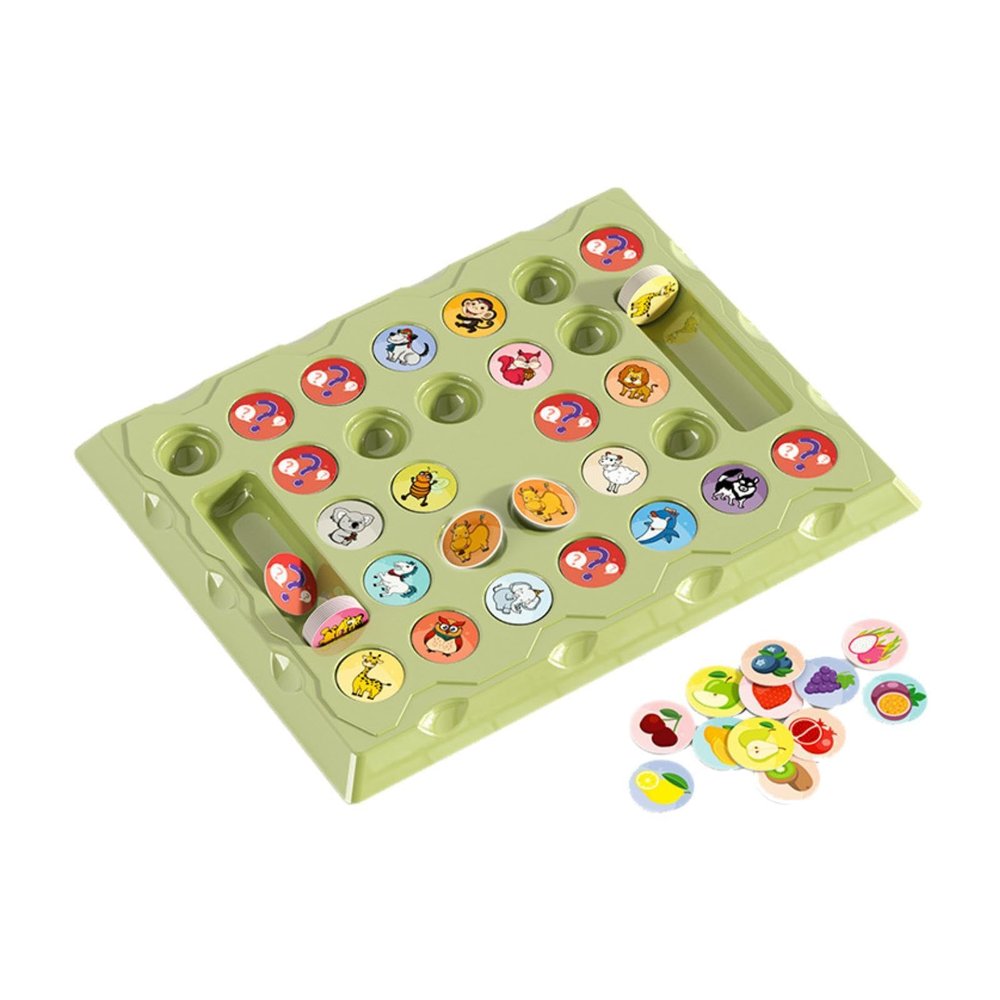 Guohetuk Animal Flip Chess Teaching Aids Brain Teaser for Holiday Family Parties
