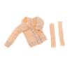 1/12 Scale Mini Pullover Cardigan for 6 Inch Figure Accessories, Beige view 1