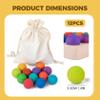 Joygoodta Wooden Balls, 12Pcs Educational Wooden Ball Toddler Montessori Toys, for 3 Year Old + Kids Preschool Matching Games view 4