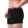 DEFUSELI Sleeping Bags are Burritos for BearsMen's Breathable Underwear With Space Capsule Design Comfortable Supportive Black view 2