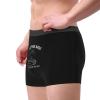 DEFUSELI Sleeping Bags are Burritos for BearsMen's Breathable Underwear With Space Capsule Design Comfortable Supportive Black view 2