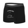 DEFUSELI Sleeping Bags are Burritos for BearsMen's Breathable Underwear With Space Capsule Design Comfortable Supportive Black view 3