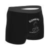 DEFUSELI Sleeping Bags are Burritos for BearsMen's Breathable Underwear With Space Capsule Design Comfortable Supportive Black view 4