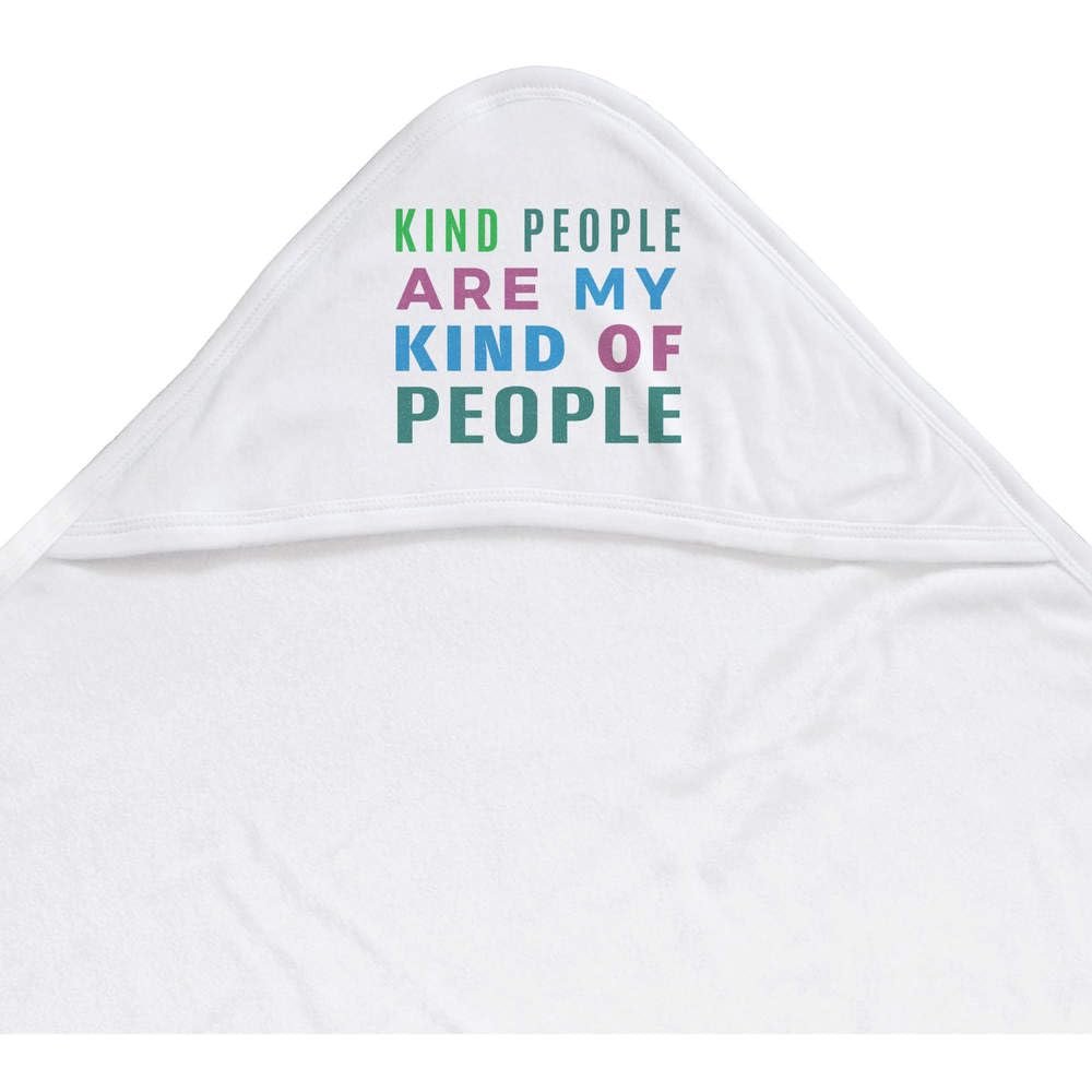 Azeeda 'Kind People' Baby Hooded Towel (HT00043061)