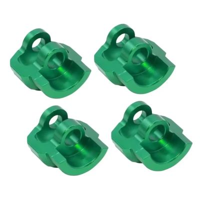 RC Car Assortment for ARRMA 1/7 1/8 rc Car Upgrade Parts Accessories 4Pcs Aluminum Alloy Shock Cap Absorber Protector(Green)