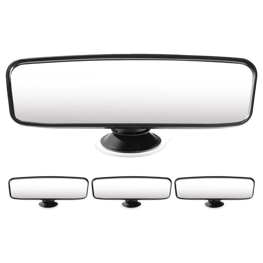 Abaodam 4pcs Adjustable Wide Angle Observation Mirror with Suction Cup for Car Interior Rearview, Safety Backseat Mirror for Monitoring and Safety