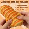 2026 New Slow Rising Squishy Bread Squeeze Toy Fidget Sensory Toy Soft & Stretchy Fidget Toys for Anxiety Relief Party Favors(Caterpillar Bread) view 3