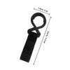 Abaodam 12pcs Universal Stroller Hooks for Diaper Bags and Shopping, Multi-Functional Nylon Hanging Clips for Strollers and Walkers, Black Organizer Accessories for Travel view 2