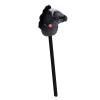 Asixxsix Stick Horse, 27.56inch 2 Sound Effects Hobby Horse, Plush Toy with Neighing and Galloping Sounds for Kids Toddlers and Adults (Black) view 1