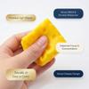 2 Pack Slow Rising Cheese Squishy Foam Cubes for Adults, Soft Rebound Desk Squeeze Accessory, Yellow Relaxation Foam Blocks for Office and Home Use view 4