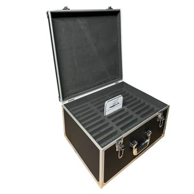 Black Aluminum Storage and Display Case for 30 NGC Oversize Slabs, fits 5 oz America the Beautiful Coin Holders