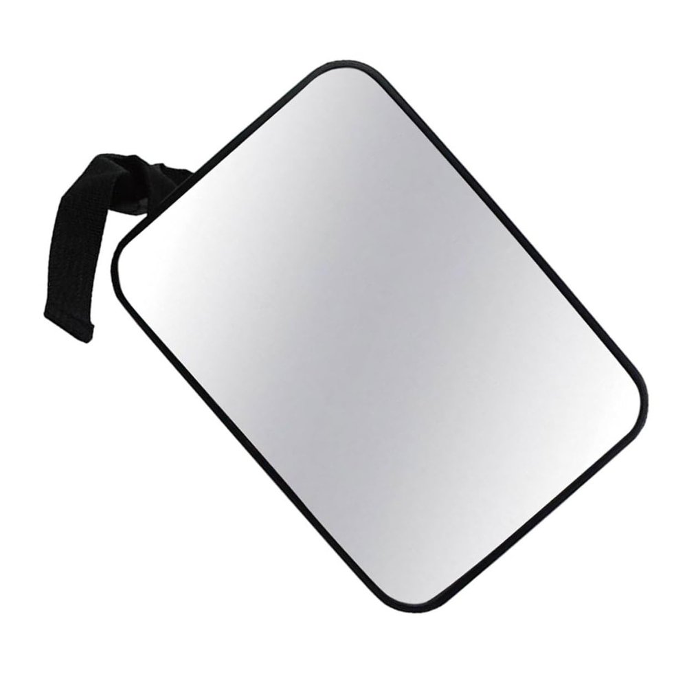 BESTonZON Car Mirror Rear View Mirror for Rear Facing Safety Seat Wide Angle 18.8x13.5cm Black Square