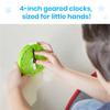hand2mind Rainbow Geared Mini Learning Clock Set of 6, Analog Teaching Clocks for Kids, Movable Hands, Telling Time Math Manipulatives, Classroom School Homeschool Teaching Toy, Color Coded Gears view 4