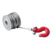 25T Steering Gear Servo Winch Wheel Drum Wires Trailer Hook for TRX-4 Axial SCX10 90046 D90 Tamiya 1/10 RC Car Parts(Yellow) view 2
