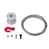 25T Steering Gear Servo Winch Wheel Drum Wires Trailer Hook for TRX-4 Axial SCX10 90046 D90 Tamiya 1/10 RC Car Parts(Yellow) view 3