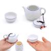 lstyty Montessori Tea Preparation Set with Ceramic Cups & Pot, Practical Life Toy for Toddlers 3+ Years view 4